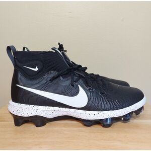 Nike Alpha Huarache NXT MCS Baseball Cleats Black White DJ6519-002 Men's Size 13